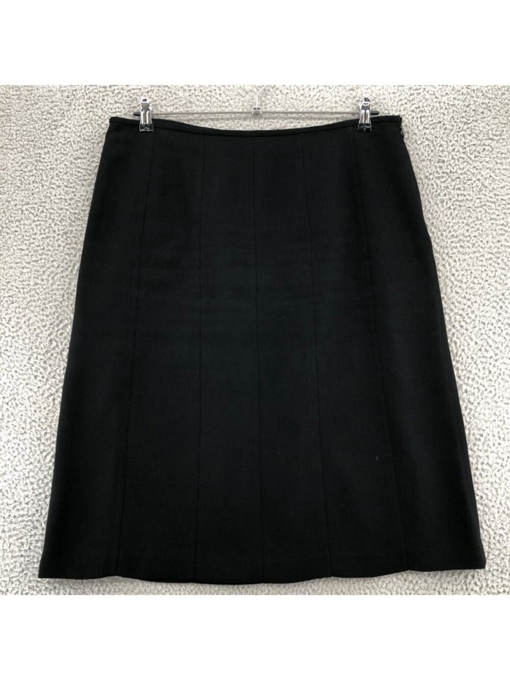 Kasper Skirt Womens 18 Plus Black Panel Straight Pencil Midi Office Career Work